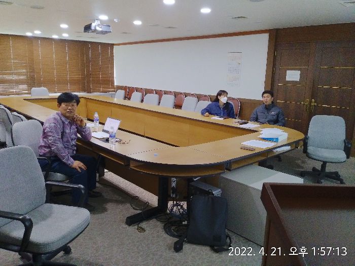 2022.04.21 2022년 NCS기업활용컨설팅사업_(주)우방 회의사진
