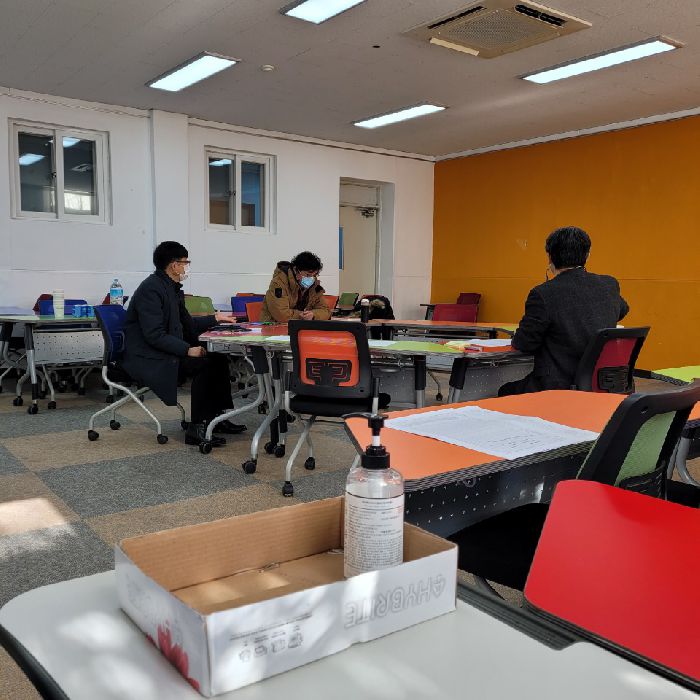 2021.01.20 전주기전대학_역량기반교육과정 개편(27개학과) 회의사진